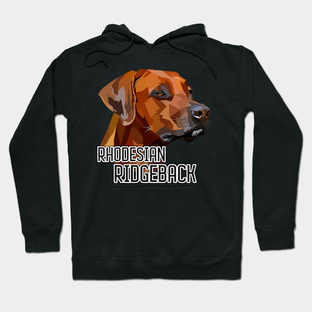 Rhodesian Ridgeback Dog Hoodie by Worldengine